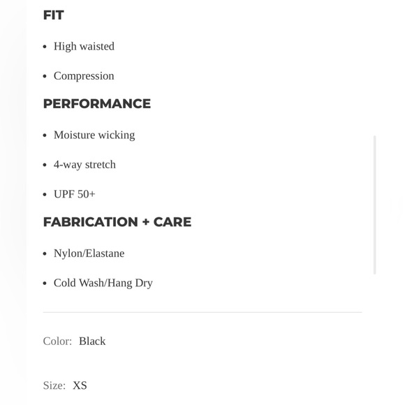 EVLV Gear Performance High Waisted Leggings XS Evolve Nation - Picture 4 of 6